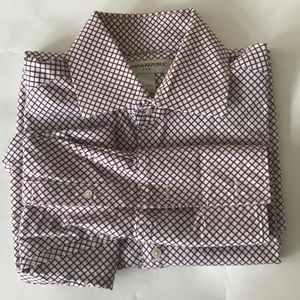 Banana Republic men's dress shirt w cuff sleeves